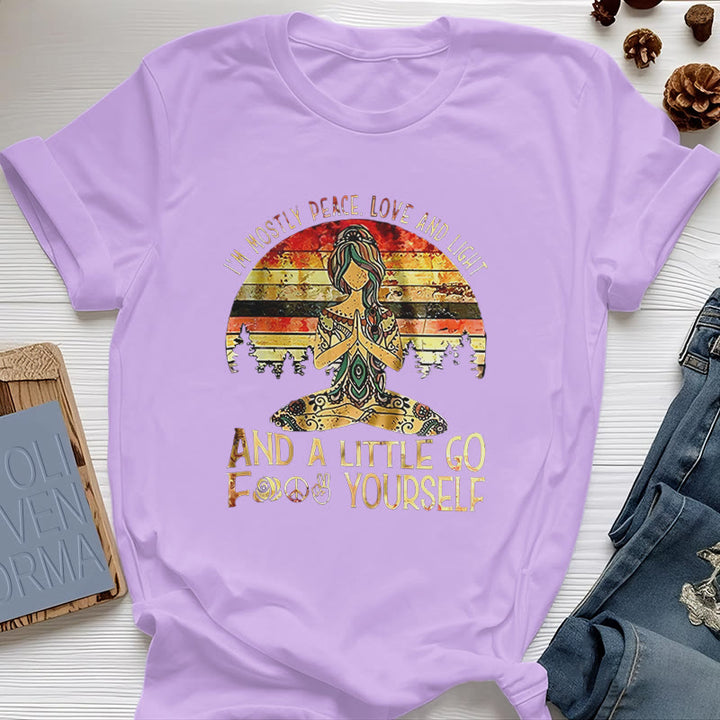 Olivenorma Mostly Peace T-Shirt - Purple - 2XL - image 15