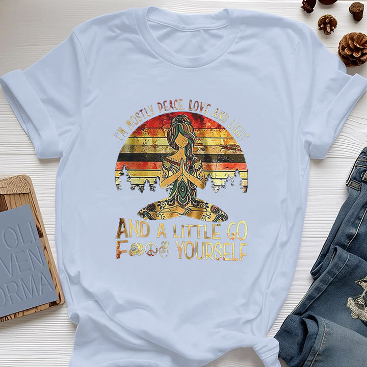 Olivenorma Mostly Peace T-Shirt - Blue - 2XL - image 11