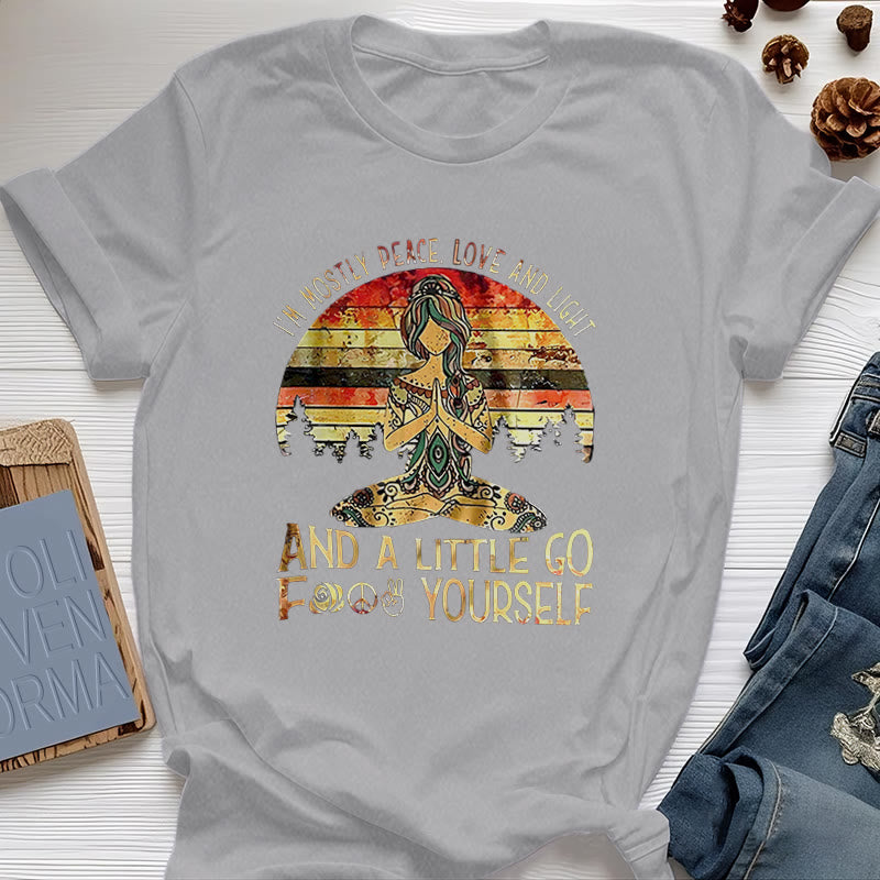 Olivenorma Mostly Peace T-Shirt - Gray - 2XL - image 7