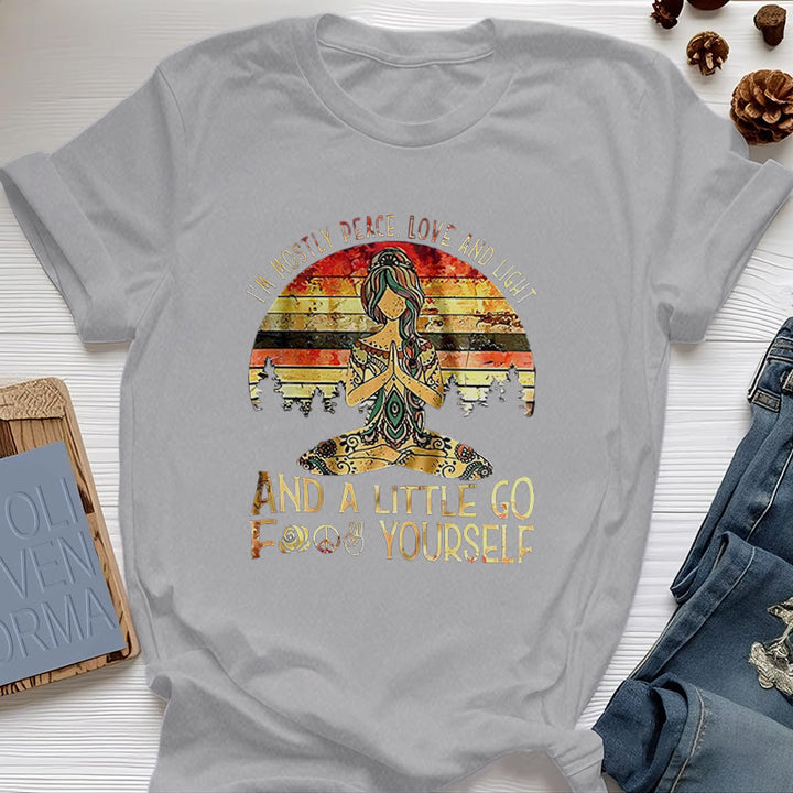 Olivenorma Mostly Peace T-Shirt - Gray - 2XL - image 7