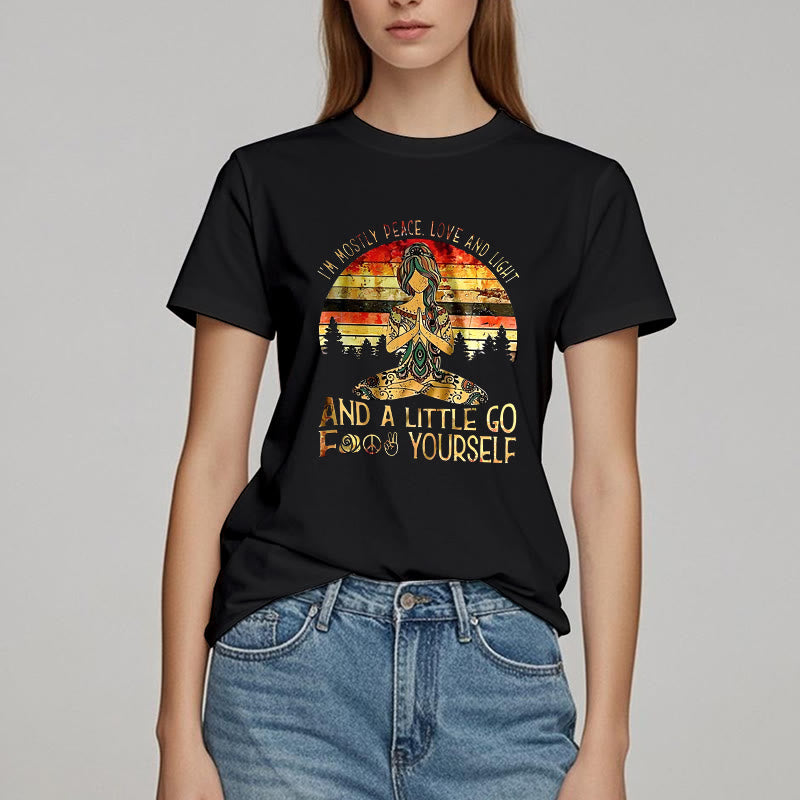 Olivenorma Mostly Peace T-Shirt - image 1