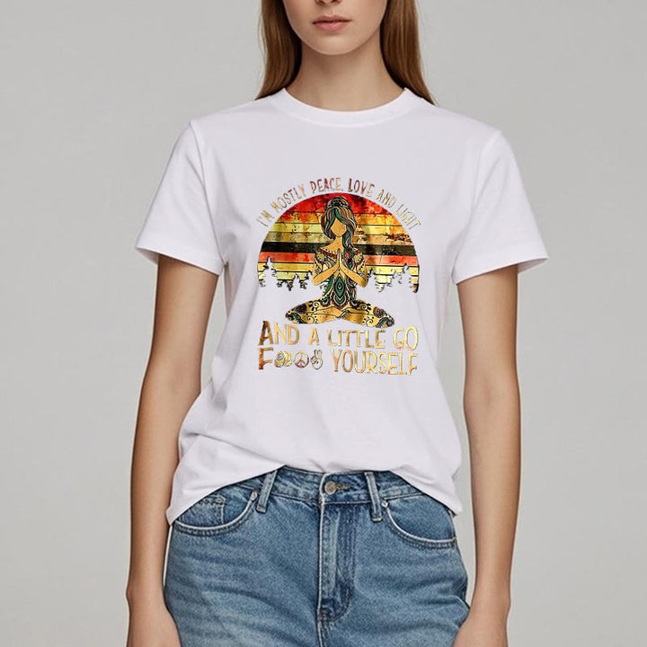 Olivenorma Mostly Peace T-Shirt - image 6