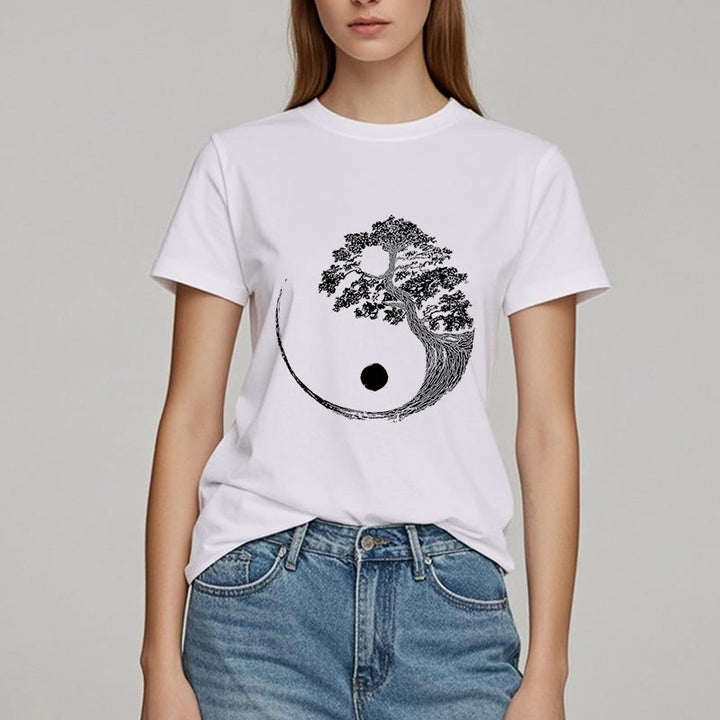 Olivenorma Yin Yang Bonsai Tree T-shirt - image 7