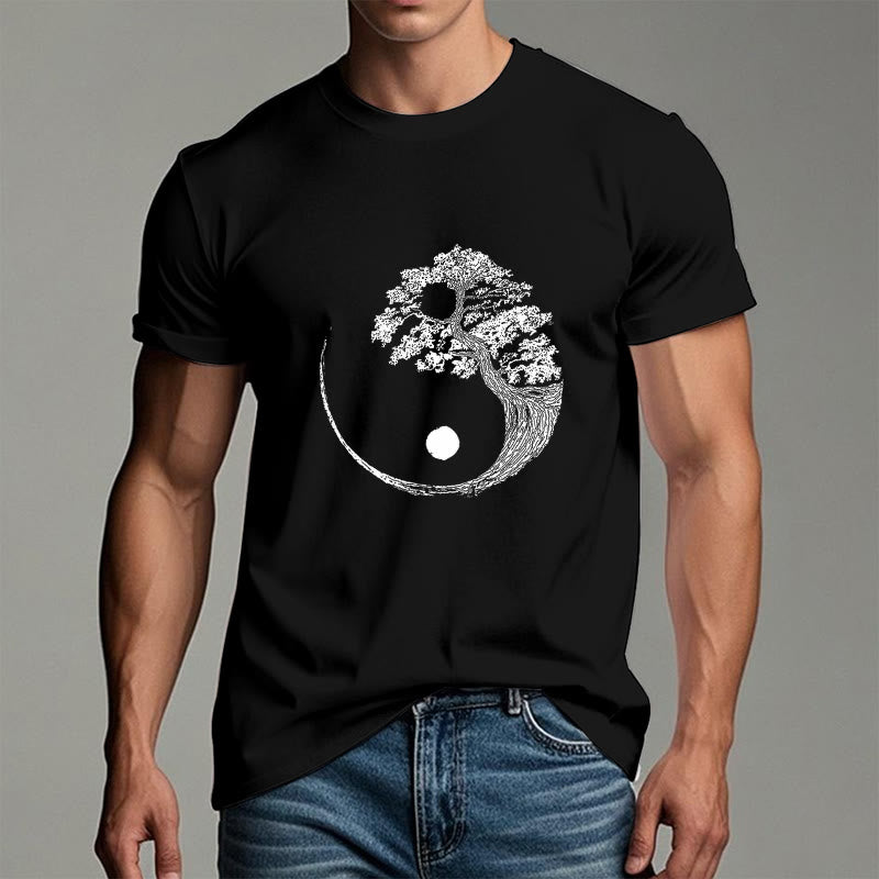 Olivenorma Yin Yang Bonsai Tree T-shirt - image 4
