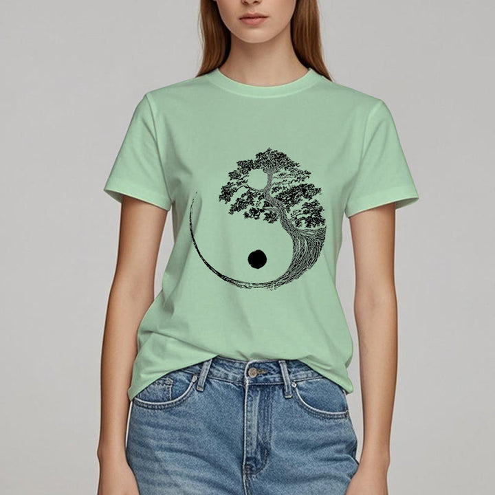 Olivenorma Yin Yang Bonsai Tree T-shirt - image 25