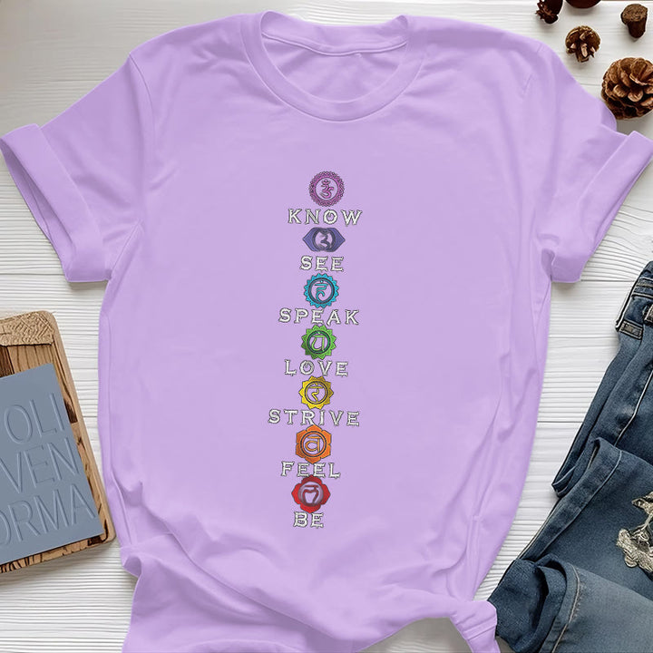 Olivenorma Chakra List Tantric Hinduism T-Shirt - Purple - 2XL - image 21