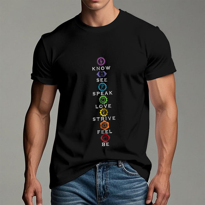 Olivenorma Chakra List Tantric Hinduism T-Shirt - image 2