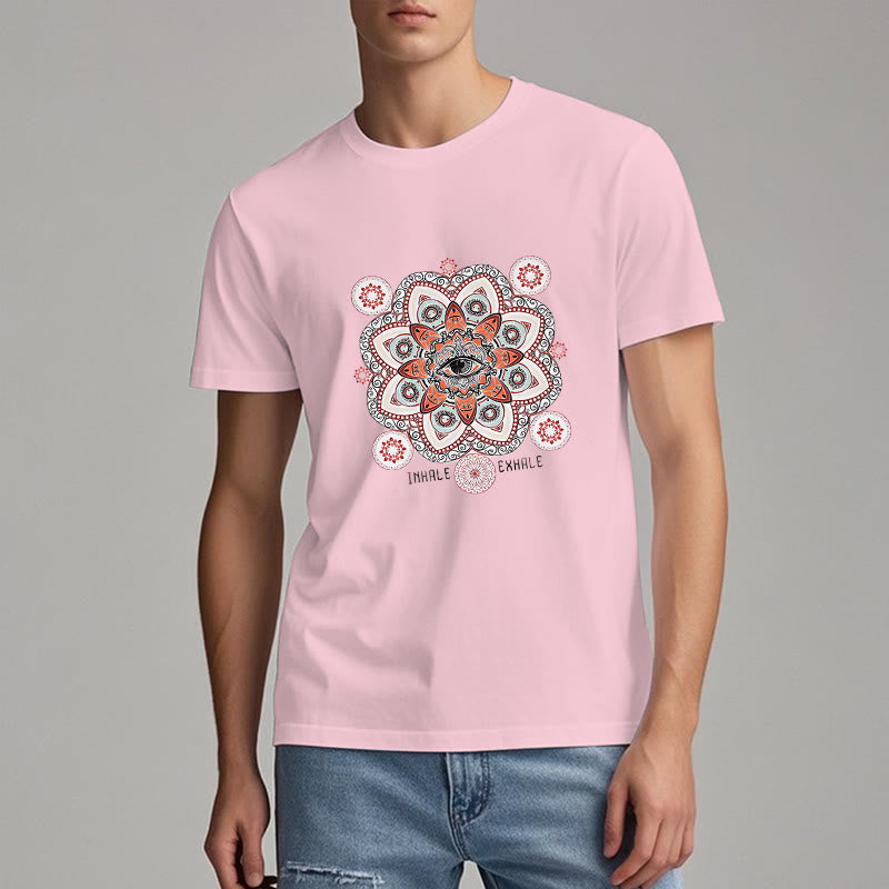 Olivenorma Meditation Evil Eye Slogan Design T-shirt - image 20