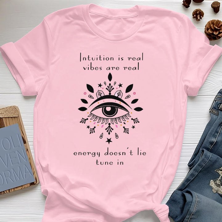 Olivenorma Intuition Evil Eye Design T-shirt - Pink - 2XL - image 18