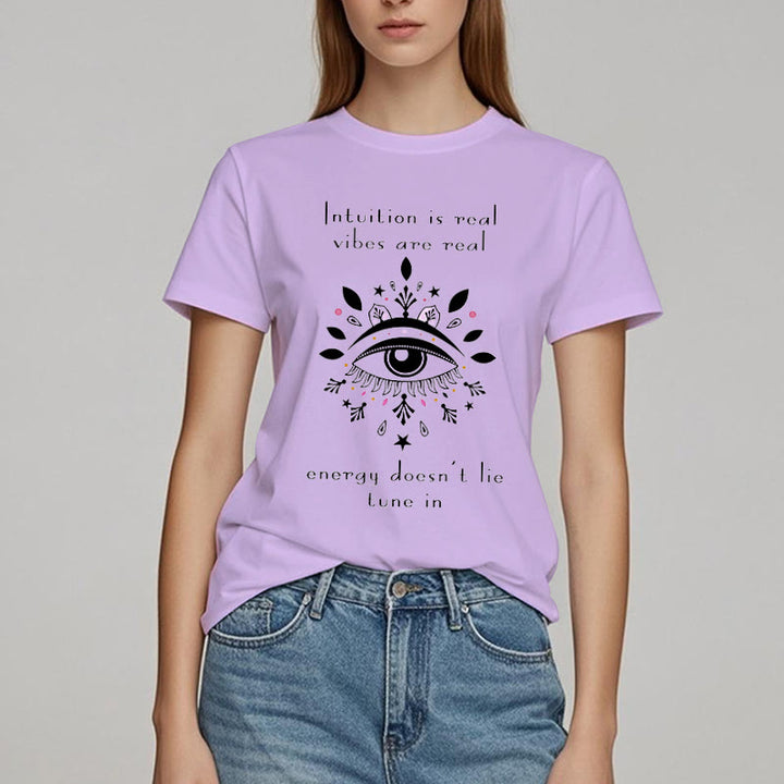 Olivenorma Intuition Evil Eye Design T-shirt - image 22