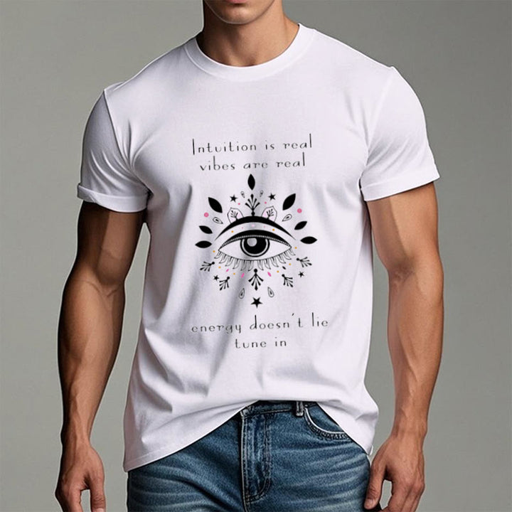 Olivenorma Intuition Evil Eye Design T-shirt - image 4