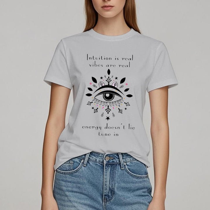Olivenorma Intuition Evil Eye Design T-shirt - image 10