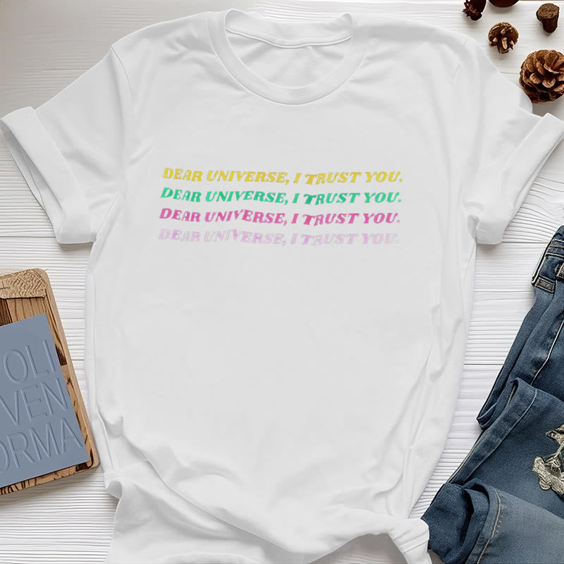 Olivenorma Dear Universe T-Shirt - White - 2XL - image 0