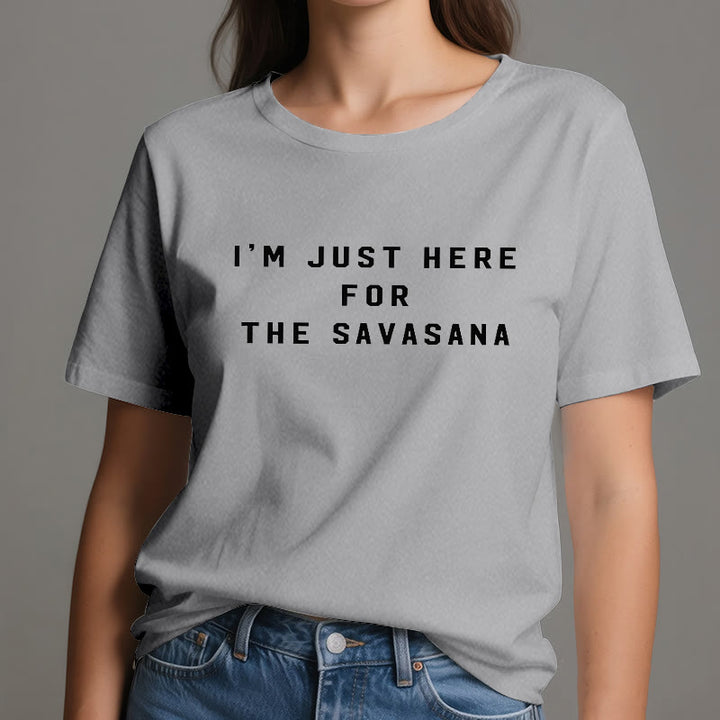 Olivenorma I'm Just Here For The Savasana T-Shirt - image 8