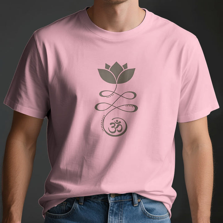 Olivenorma Yoga Lotus Flower Om Symbol T-Shirt - image 4