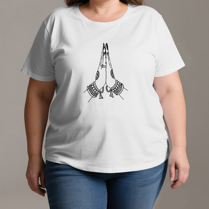 Olivenorma Meditation Namaste Yoga T-Shirt - image 8