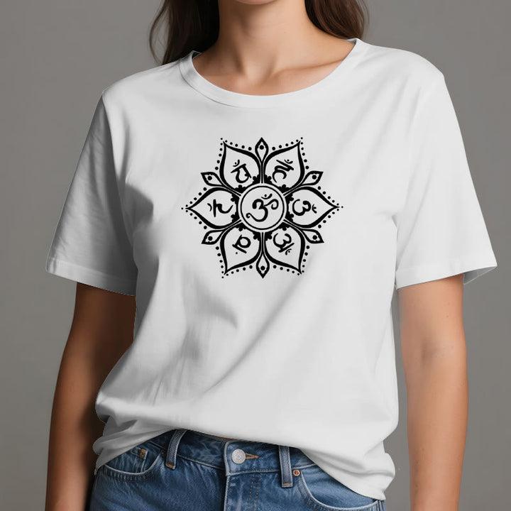 Olivenorma Seven Chakra Symbols T-Shirt - image 6