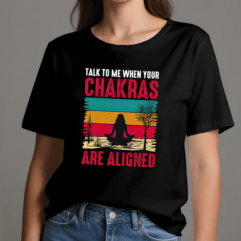 Olivenorma "Talk To Me When Your Chakras are Aligned" T-Shirt - image 1