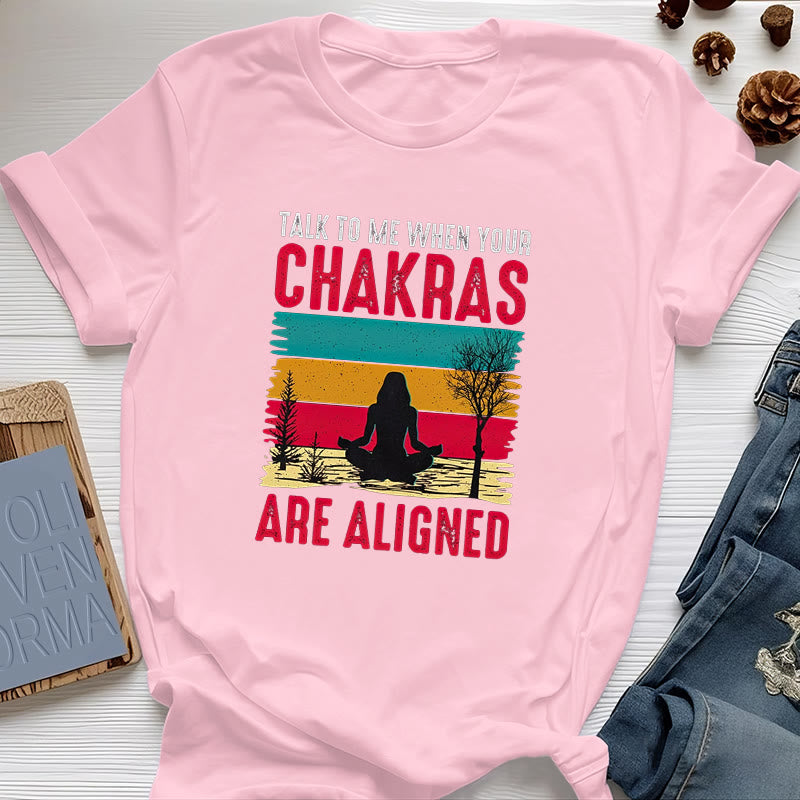 Olivenorma "Talk To Me When Your Chakras are Aligned" T-Shirt - Purple - 2XL - image 13