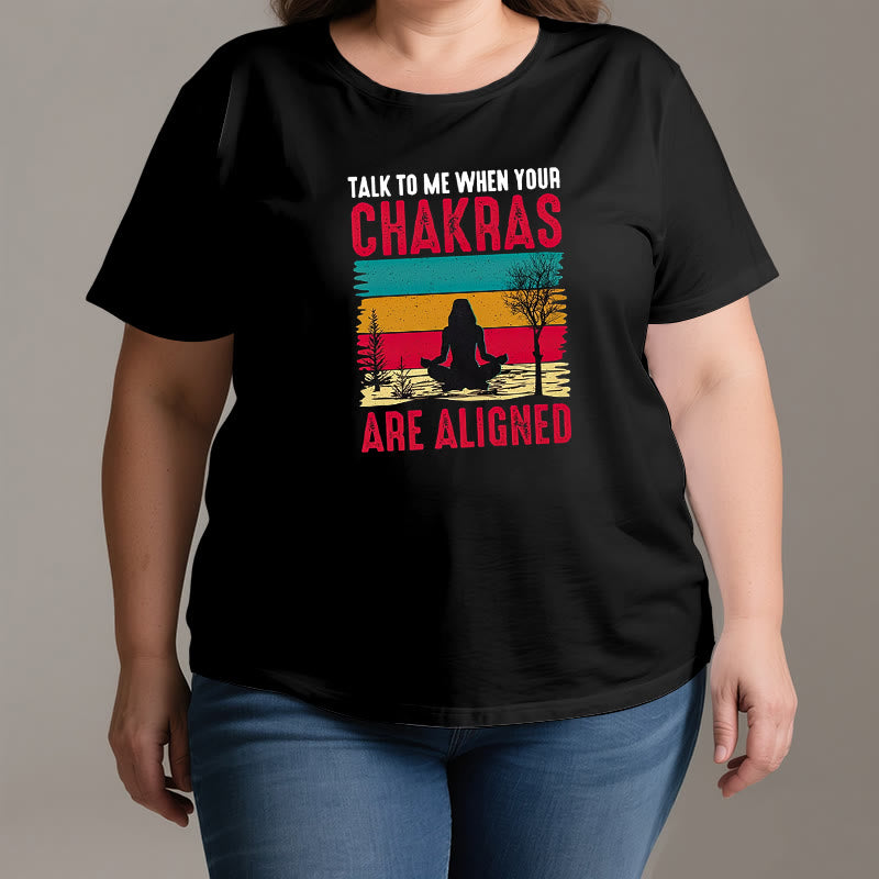 Olivenorma "Talk To Me When Your Chakras are Aligned" T-Shirt - image 3