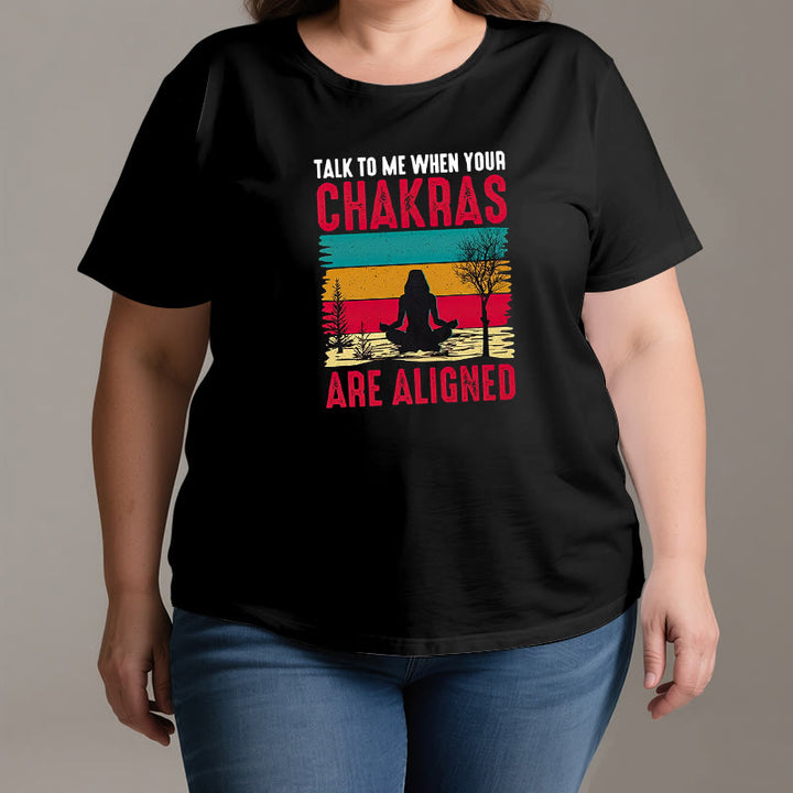 Olivenorma "Talk To Me When Your Chakras are Aligned" T-Shirt - image 3