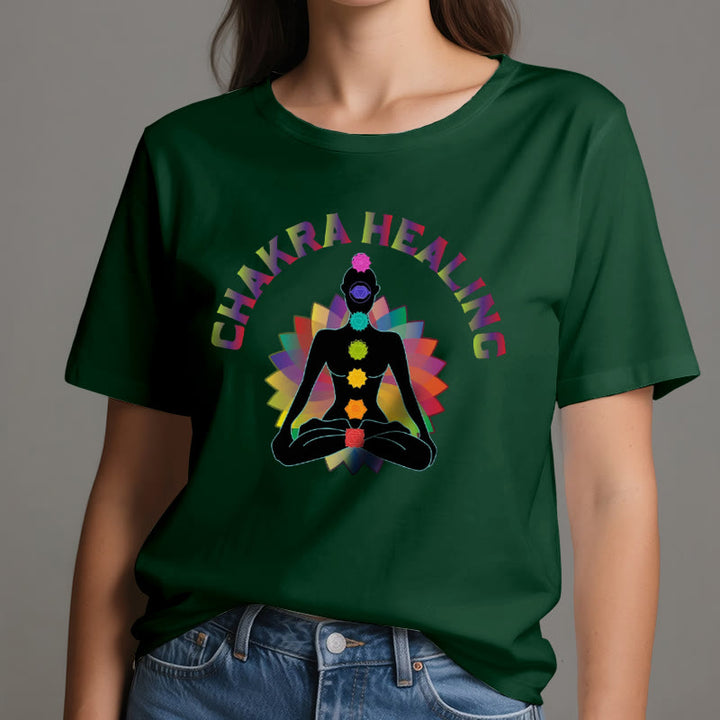 Olivenorma Chakra Healing Reiki Yoga Meditation T-Shirt - image 20