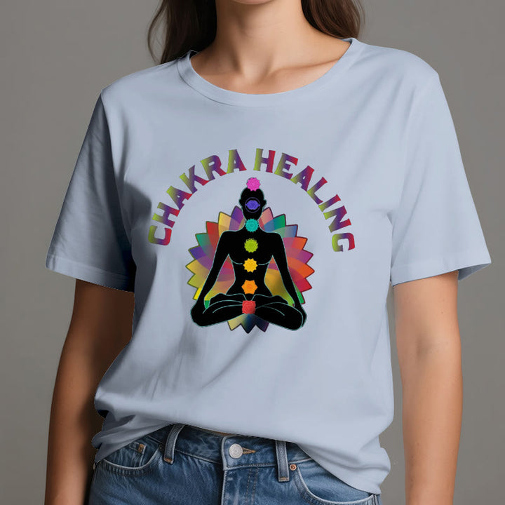 Olivenorma Chakra Healing Reiki Yoga Meditation T-Shirt - image 12