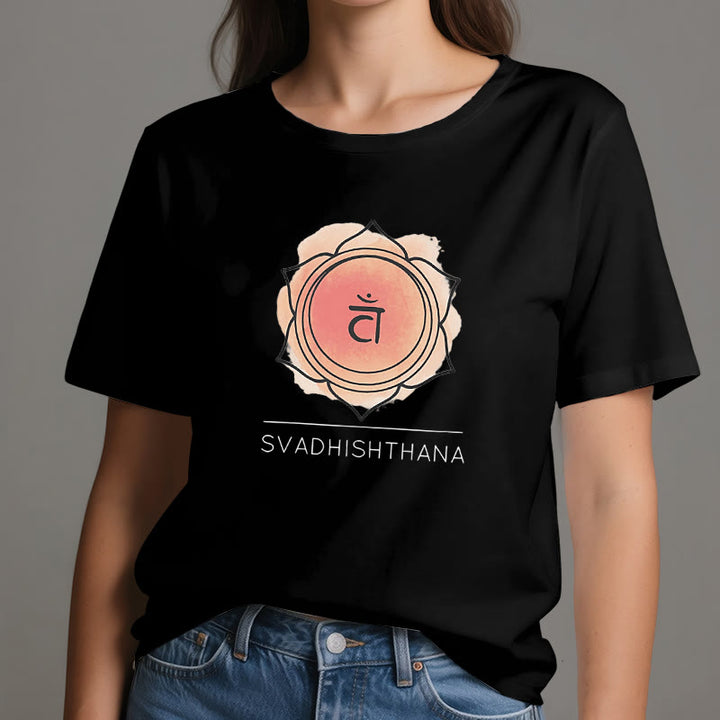 Olivenorma Orange Sacral Chakra Yoga T-Shirt - image 6