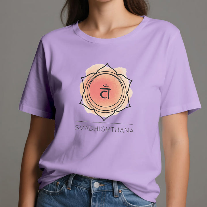 Olivenorma Orange Sacral Chakra Yoga T-Shirt - image 16