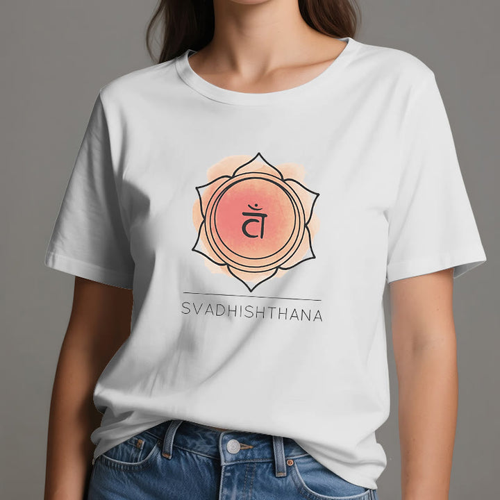 Olivenorma Orange Sacral Chakra Yoga T-Shirt - image 1