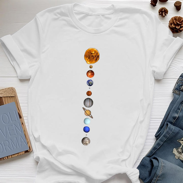 Olivenorma Solar System Galaxy Array Print T-Shirt - image 5