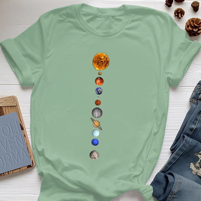 Olivenorma Solar System Galaxy Array Print T-Shirt - image 17