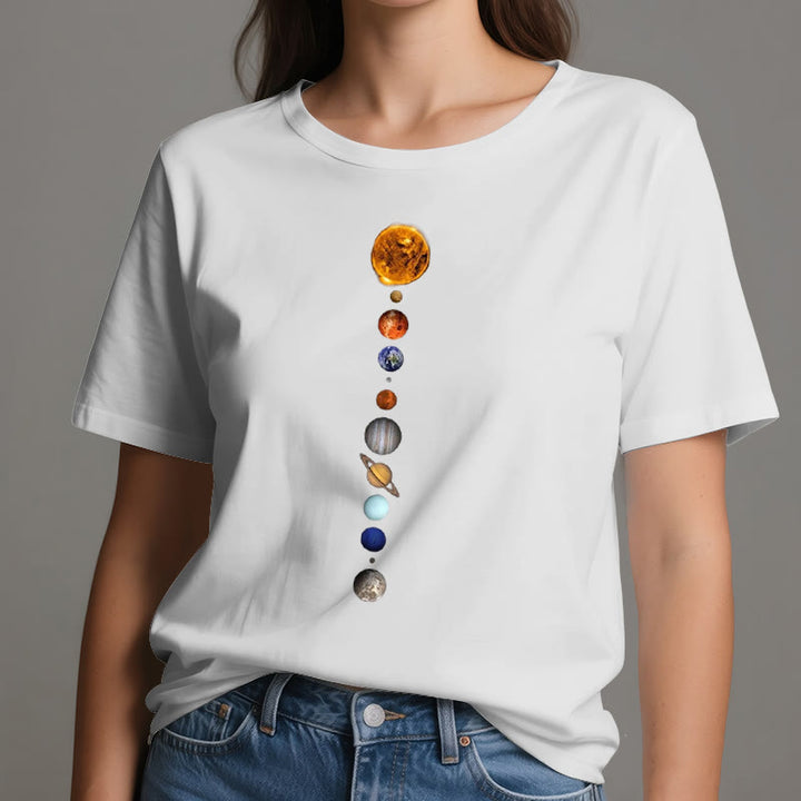 Olivenorma Solar System Galaxy Array Print T-Shirt - image 6