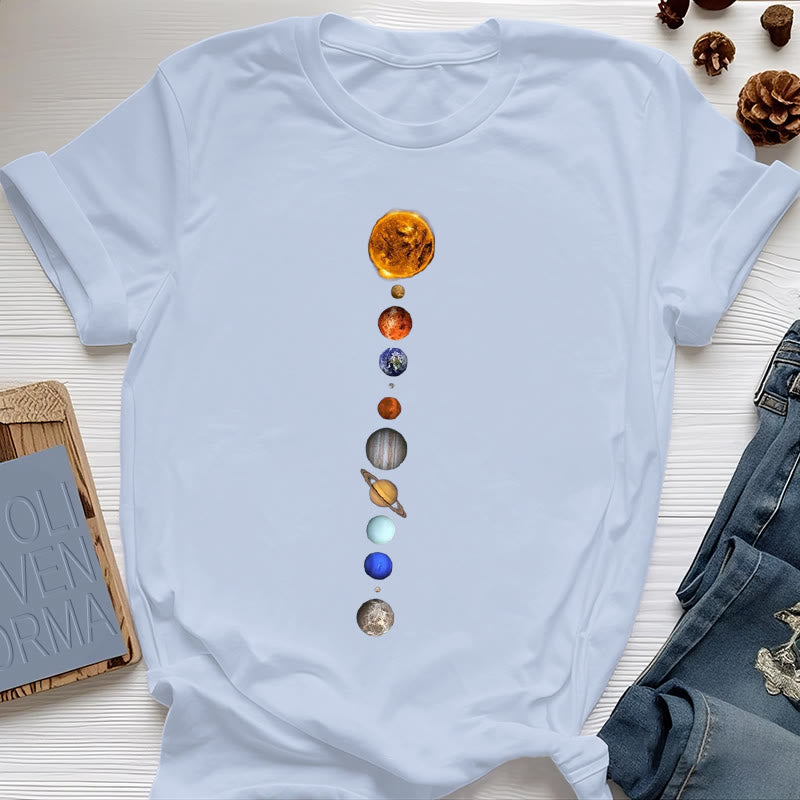 Olivenorma Solar System Galaxy Array Print T-Shirt - image 11