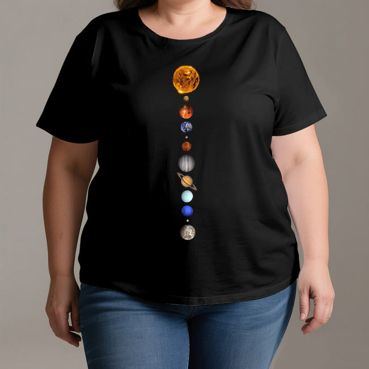 Olivenorma Solar System Galaxy Array Print T-Shirt - image 2