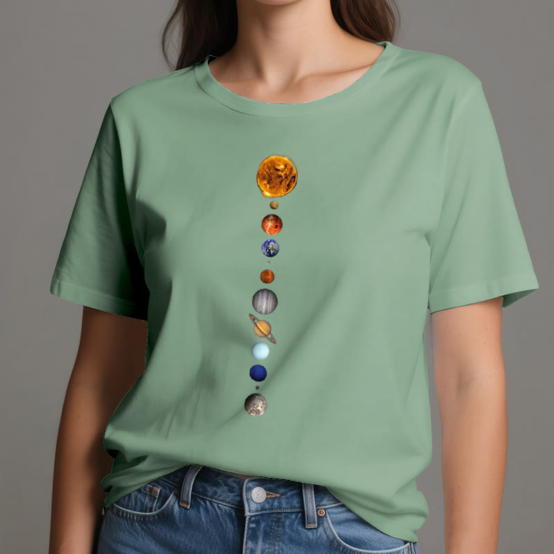 Olivenorma Solar System Galaxy Array Print T-Shirt - image 18