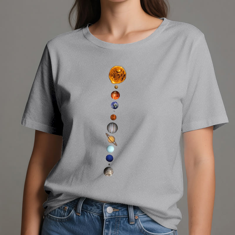 Olivenorma Solar System Galaxy Array Print T-Shirt - image 8