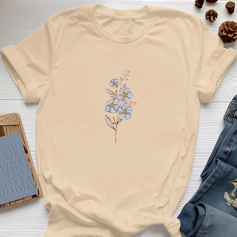 Olivenorma Birth Month Flowers T-Shirt - Yellow - 2XL - 1 - image 2