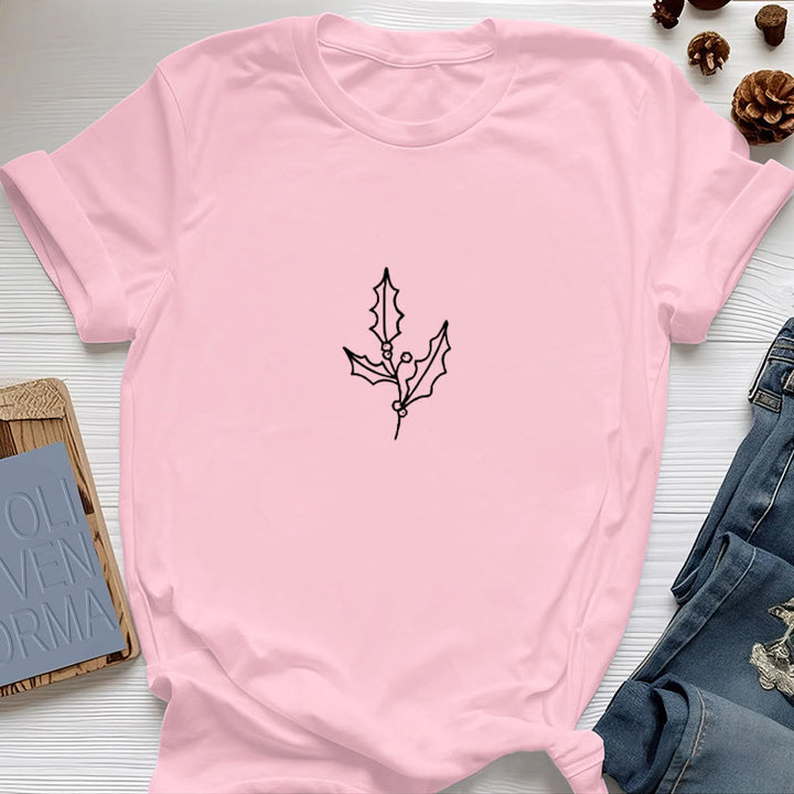 Olivenorma Custom Birth Month Birth Flower T-Shirt - image 1