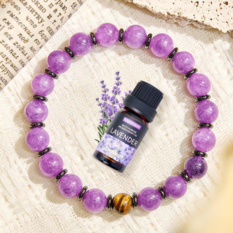 Olivenorma "Soul Guardian​" Amethyst Courage Essential Oil Bracelet - image 3