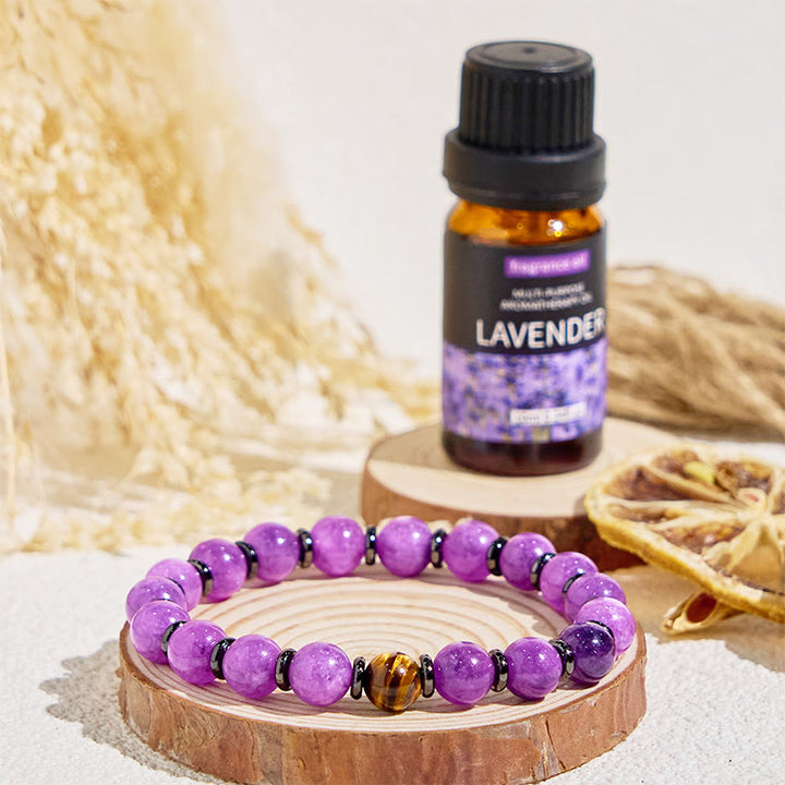 Olivenorma "Soul Guardian​" Amethyst Courage Essential Oil Bracelet - image 2
