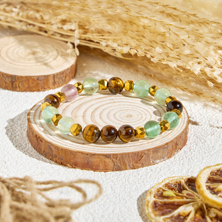 Olivenorma "Forest Breeze" Fluorite Emotional Balance Essential Oil Bracelet - Bracelet Only​ - image 4