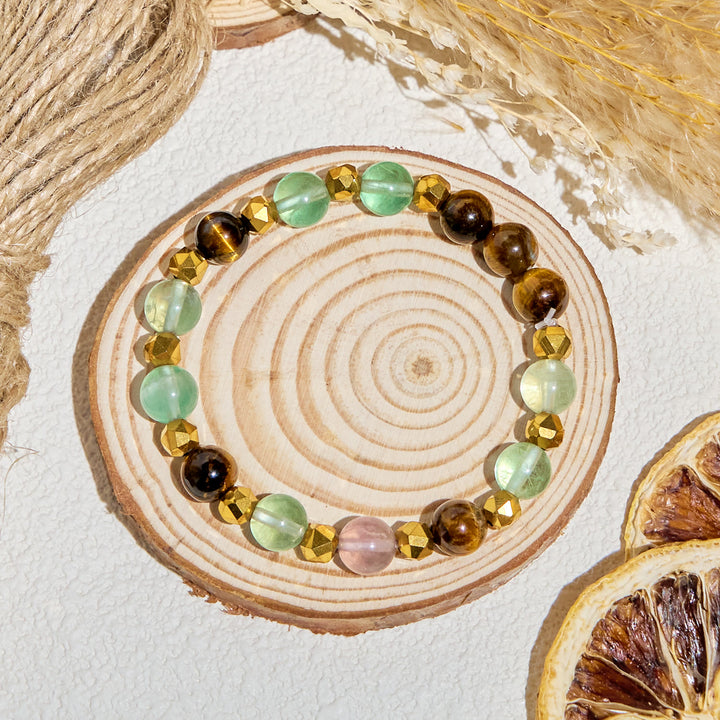 Olivenorma "Forest Breeze" Fluorite Emotional Balance Essential Oil Bracelet - image 6