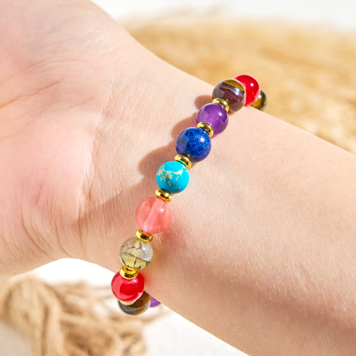 Olivenorma "Nature's Palette" Positive Gemstone Essential Oil Bracelet - image 5