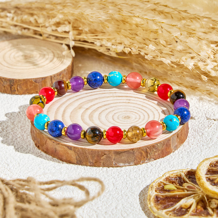 Olivenorma "Nature's Palette" Positive Gemstone Essential Oil Bracelet - Bracelet Only - image 4