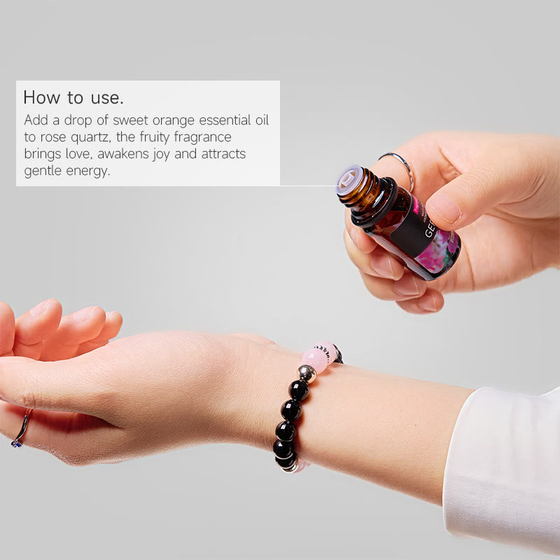 Olivenorma "Rosé & Night" Love & Protection Essential Oil Bracelet - image 1