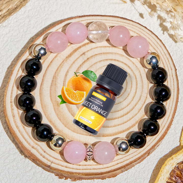 Olivenorma "Rosé & Night" Love & Protection Essential Oil Bracelet - image 3