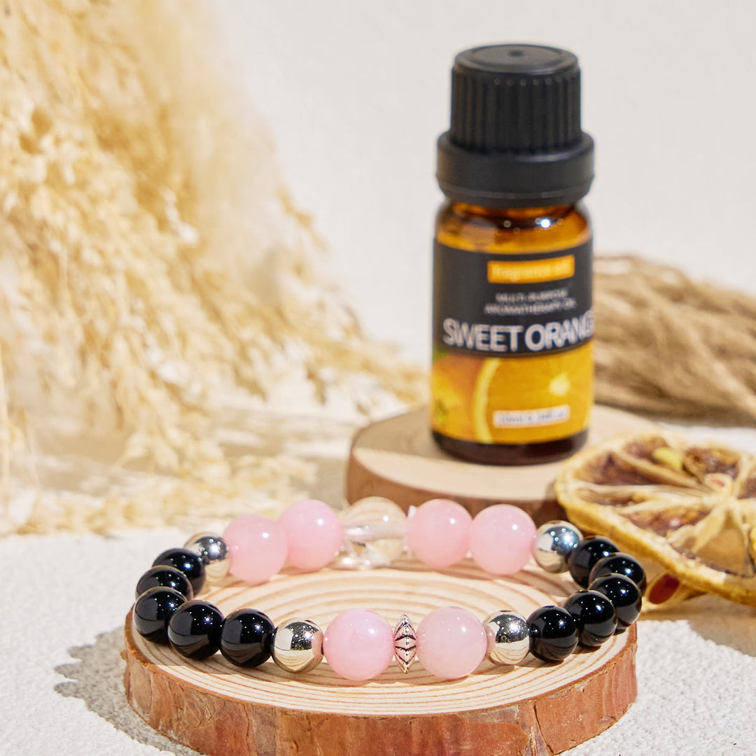 Olivenorma "Rosé & Night" Love & Protection Essential Oil Bracelet - image 2