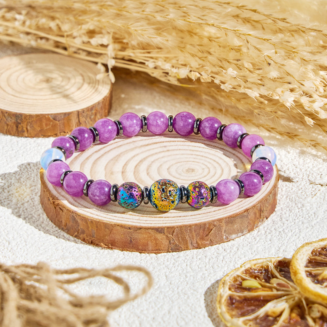 Olivenorma "​​Purple Nova" Amethyst Energy Purification Essential Oil Bracelet - Bracelet Only - image 4