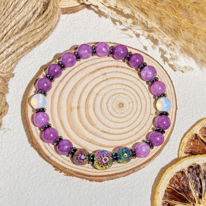 Olivenorma "​​Purple Nova" Amethyst Energy Purification Essential Oil Bracelet - image 6